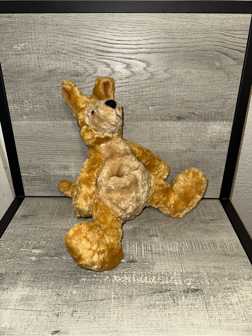 GANZ Golden Tan Plush Kangaroo with Cream Belly